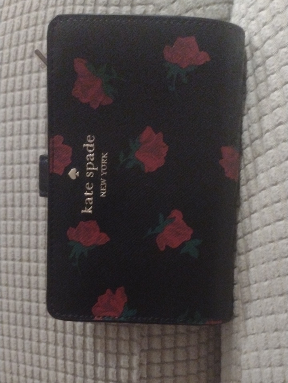 Kate Spade Wallet Rose Print NWT $70